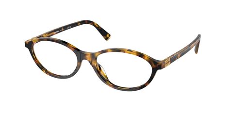 Miu Miu MU09XV VAU1O1 Glasses Honey Yellow .